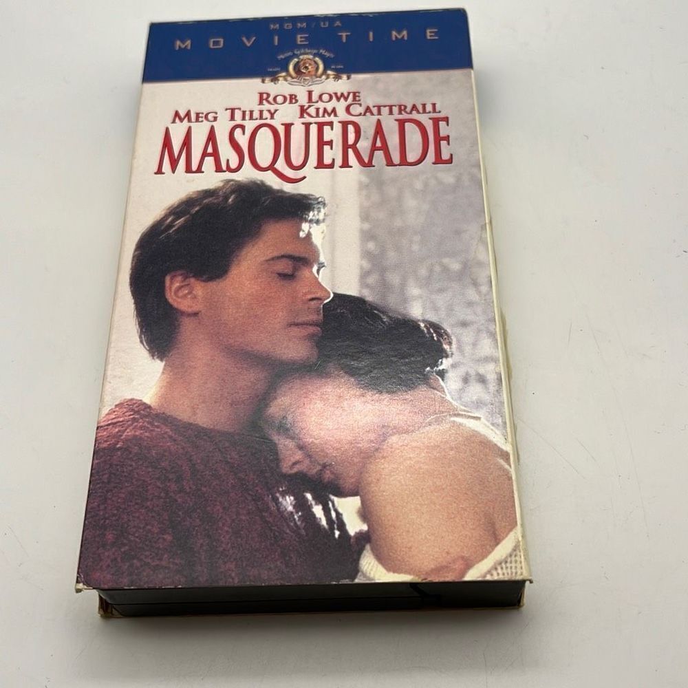 Masquerade VHS 1998 New Sealed Rob Lowe Meg Tilly Movie Time Romantic Thriller
